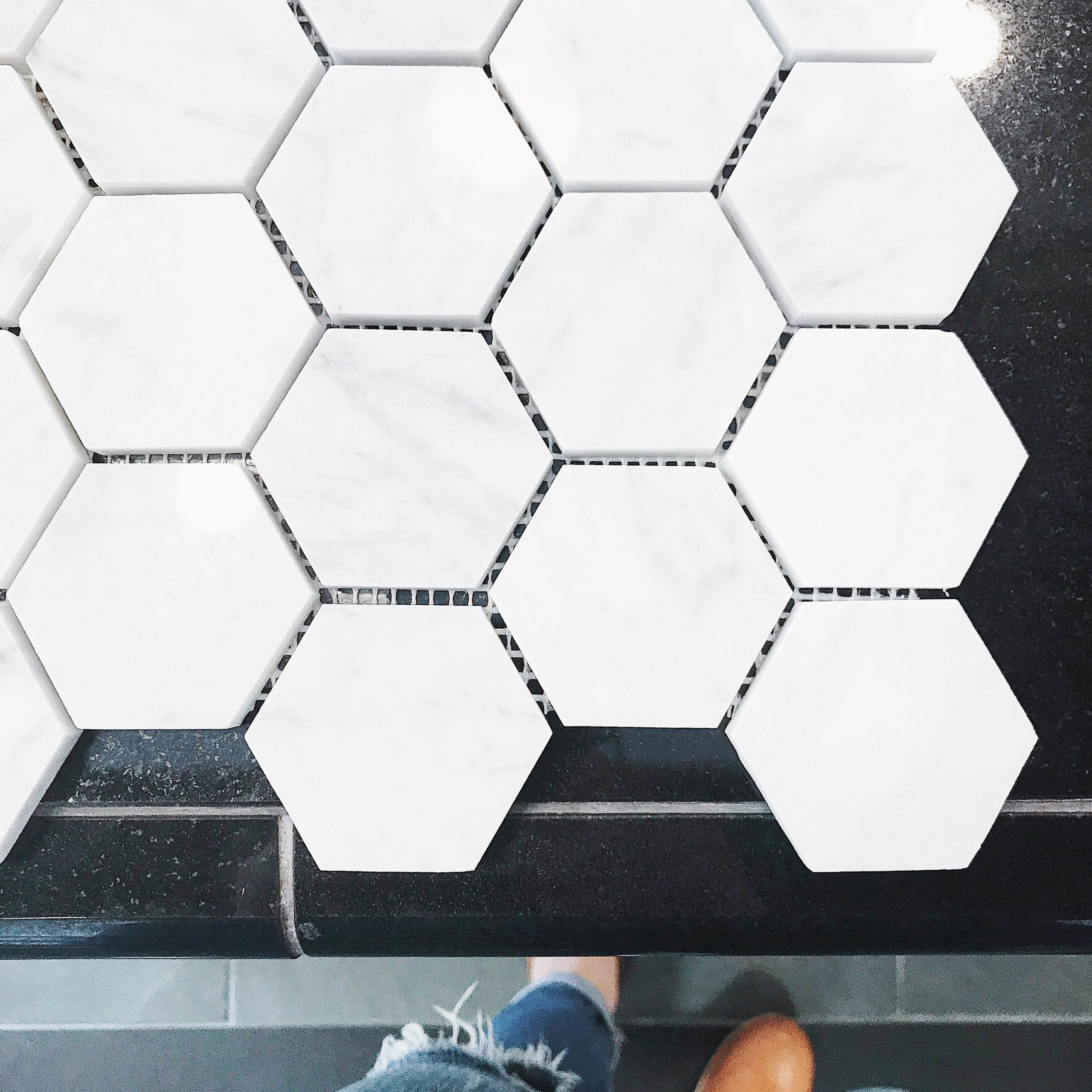 Stock image of hexagon tile to go along with article on return of investment on $80,000 renovations for a Manly, Australia unit