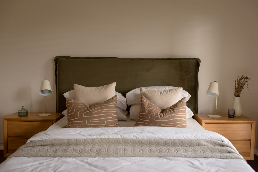 Image of the main bedroom of our Sandringham NSW pre-sale renovation