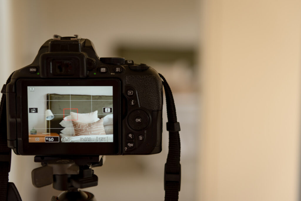 Camera with view of staging of the Sandringham pre-sale renovation to illustrate the Image step of The PROFIT Roadmap