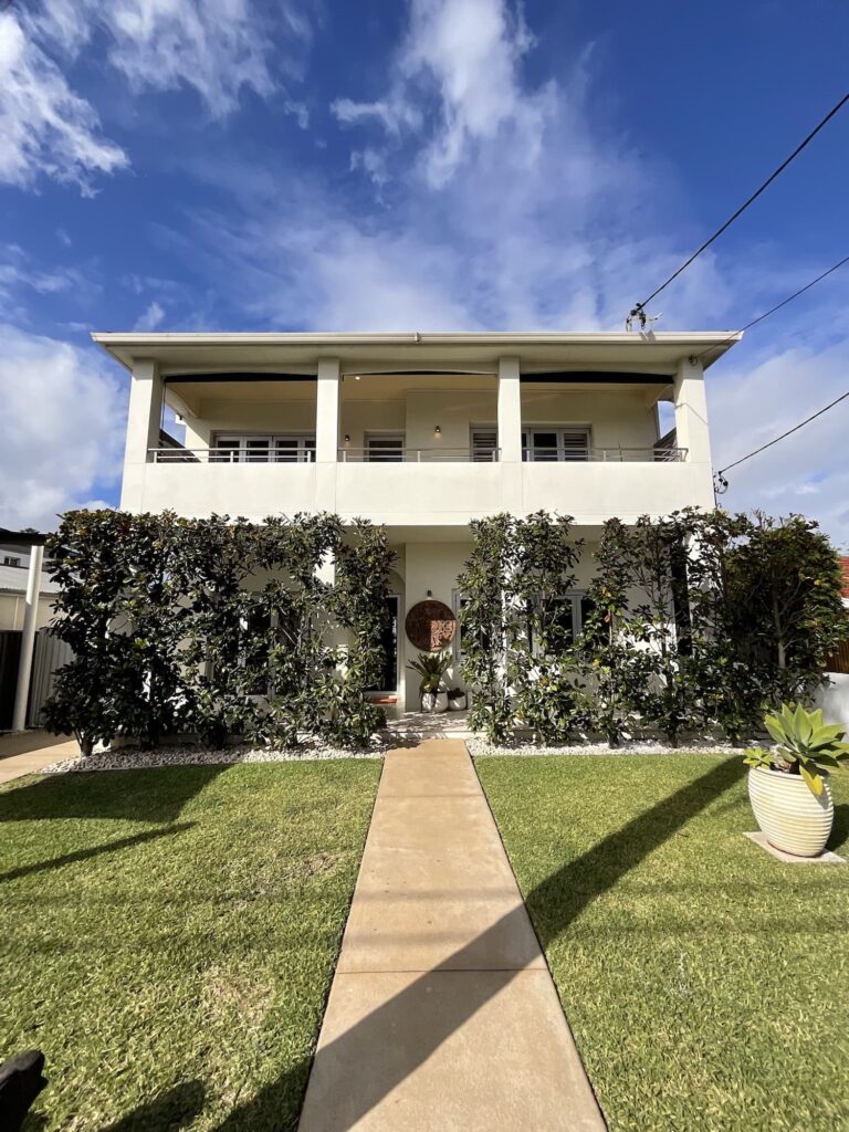 Exterior of the Sandringham NSW pre-sale renovation which saw added value in its sale