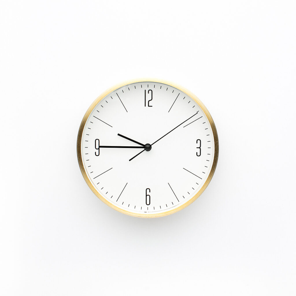 Stock image of a clock to illustrate the hidden costs of not renovating to sell