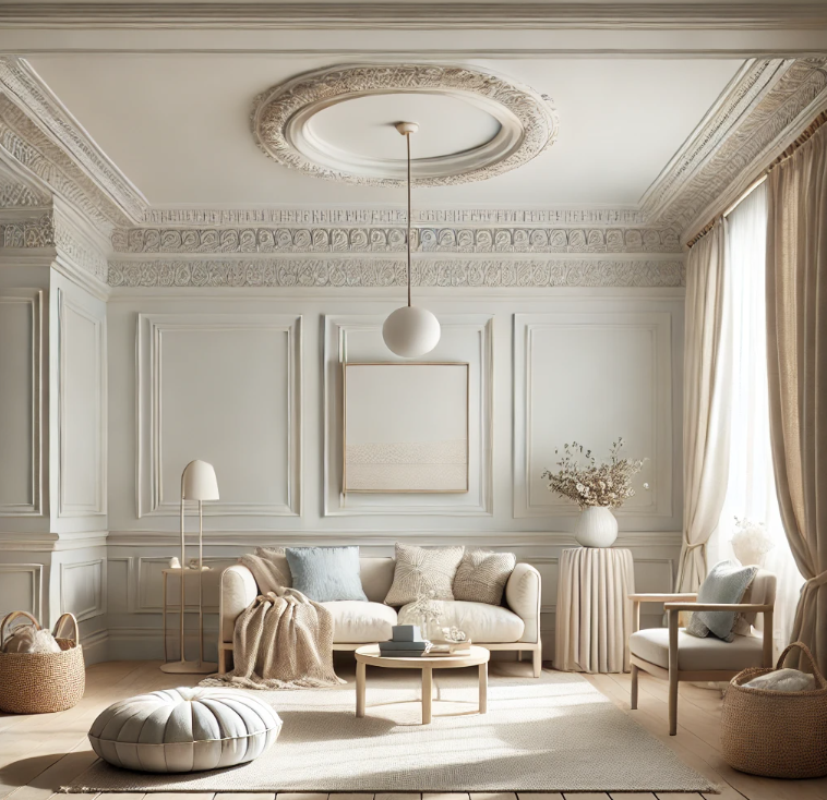 AI image of what modern rococo might look like in Sydney homes, one of the 2025 interior design trends