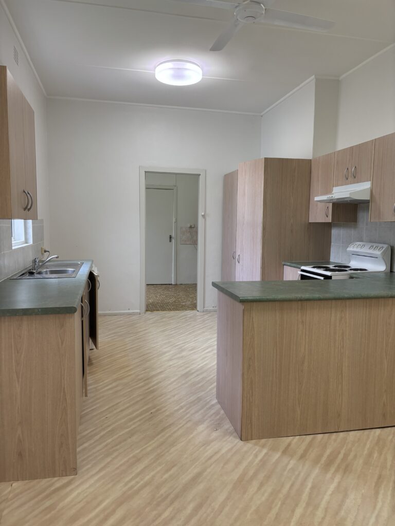 Before photo of the kitchen which I renovated to add $1 million to the value of this Sydney semi