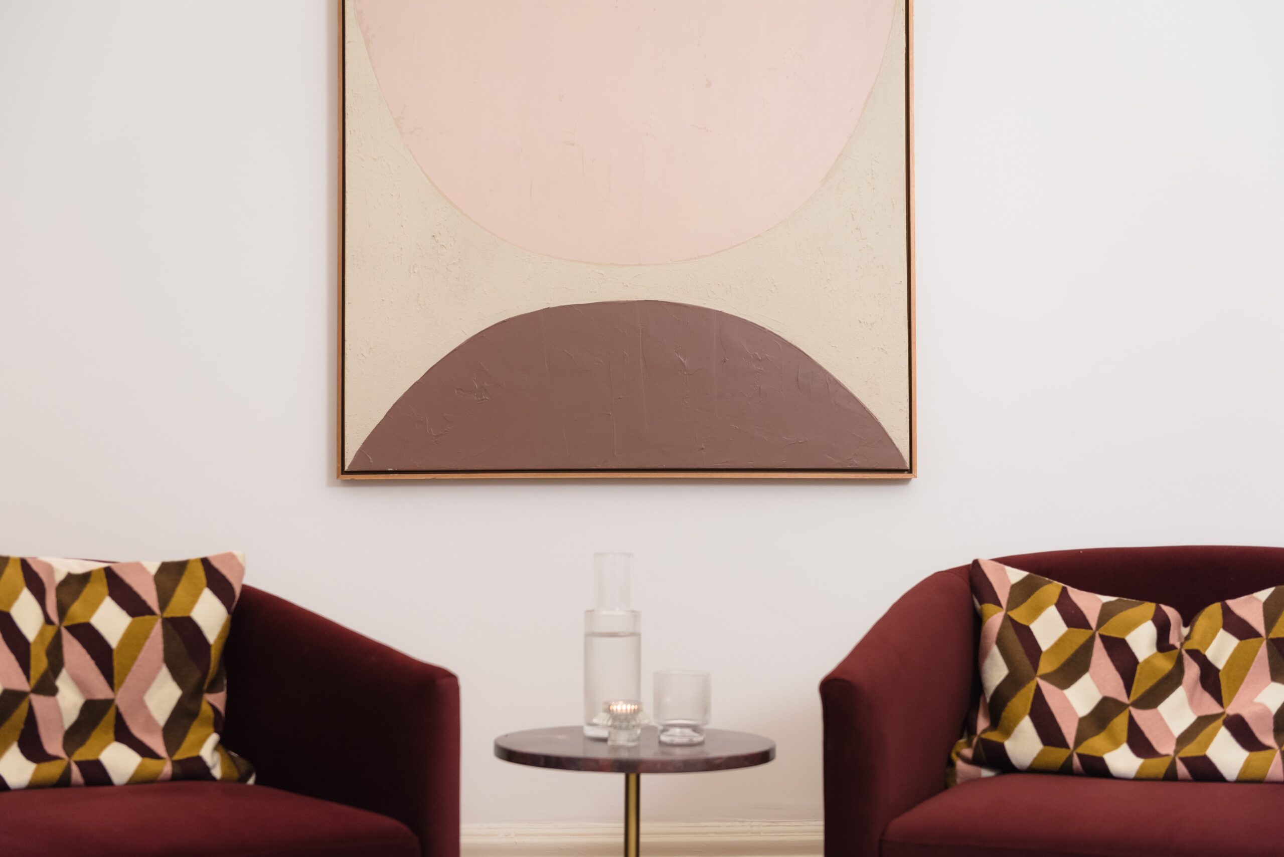 Image of the staged living room of the Chatswood pre-sale renovation, showing off The PROFIT Roadmap