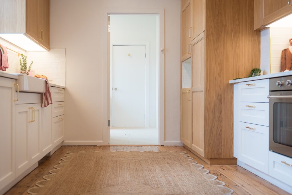 After image of the kitchen of the Chatswood renovation where I added $1 million value